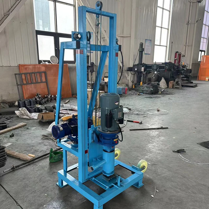 High Efficiency Portable 150m 180m 200m Electric Telescopic Water Well Drilling Rig for Sale