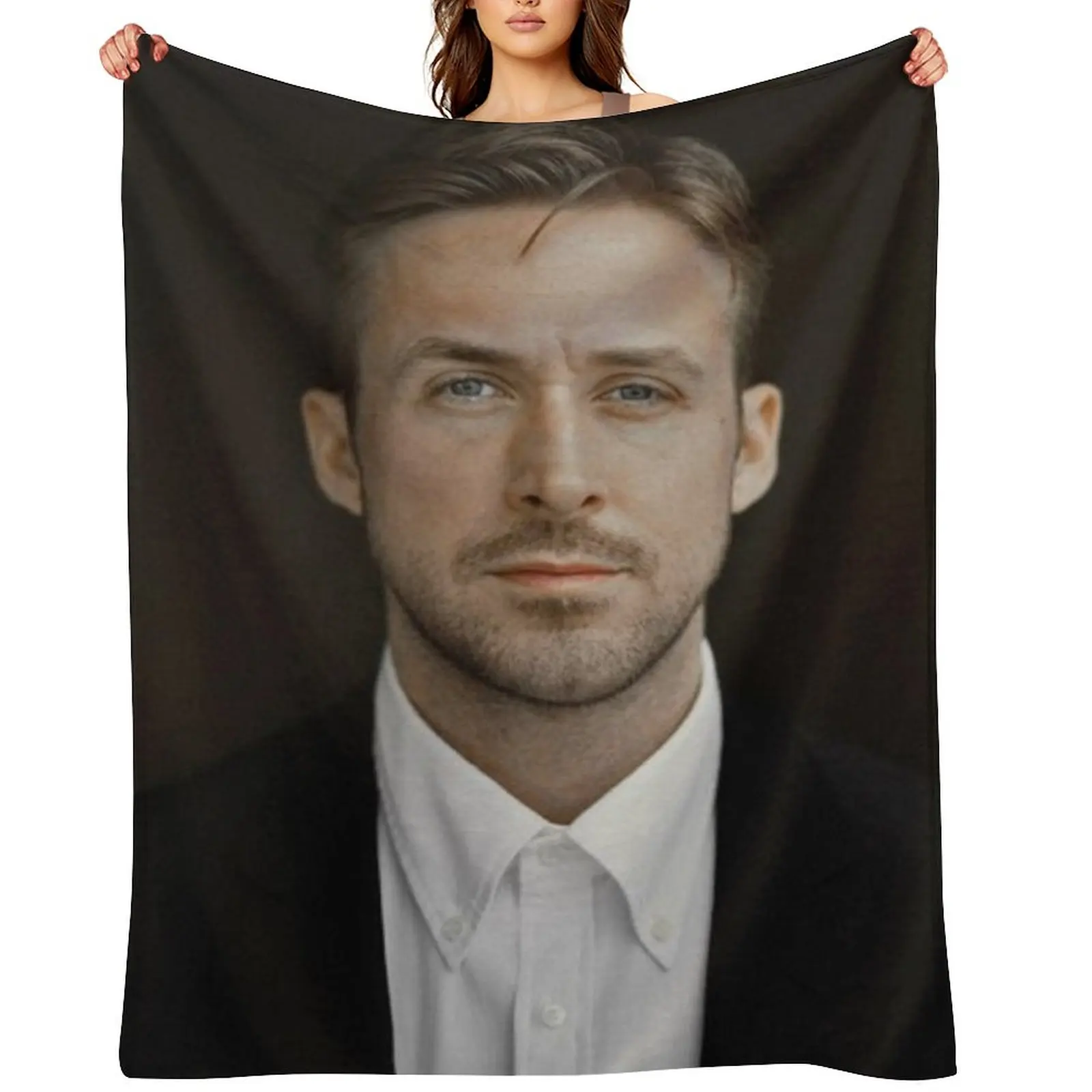 

Ryan Gosling Aesthetic Throw Blanket Large Thermals For Travel Travel Sleeping Bag Blankets