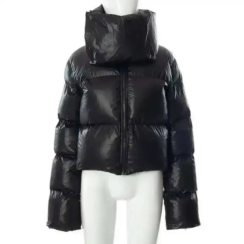 HKSH Autumn Winter New Men Tide Cotton Padded Jacket Scarf Collar Thick Long Sleeve Zipper Bread Chic Trendy RO Style Coat H2840
