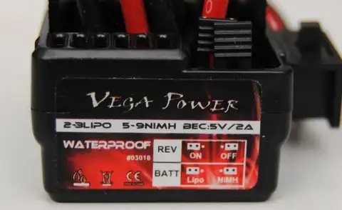 Himoto 1/10 skala RC BILdelar 03018 ESC Elektronisk Hastighetsregulator (Ordinarie Version) 10 best sales Himoto RC-delar - №1