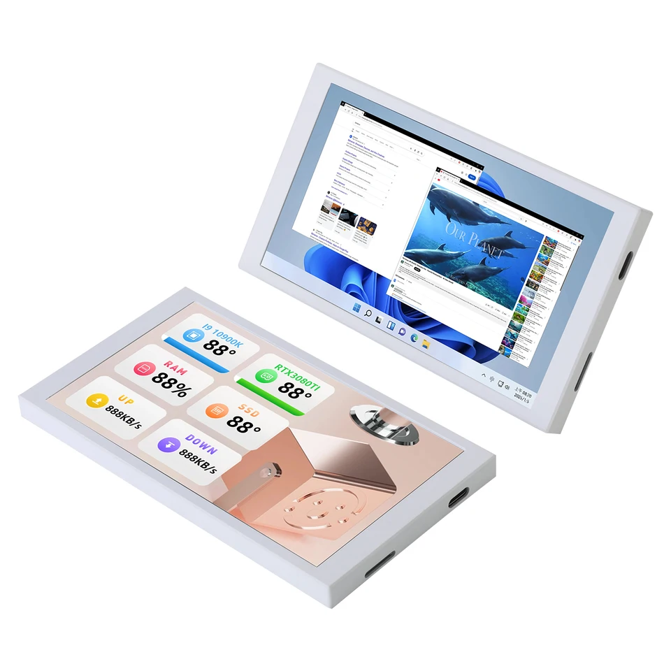 TURZX 5.2 Inch Smart Display 1280*720 USB Secondary Screen IPS LCD