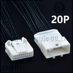20 Pin Auto Car CD Player Wire Connector Audio vehicle Wire harness Plug 1473750-1 1473807-1 For Toyota Nissan