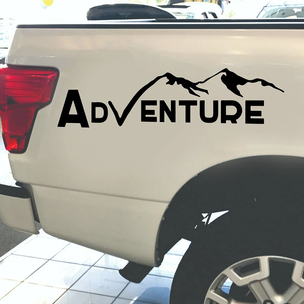 

Adventure Car Sticker Decal for Bumper Bonnet Tailgate Camper Rv Motorhome Caravan 4x4 Offroad Vehicle Auto Decor