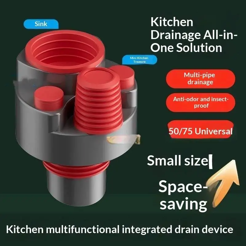 1Set Anti Odor Floor Drain Plug Filter Core Sealing Ring For Kitchen Sewer Washing Machine