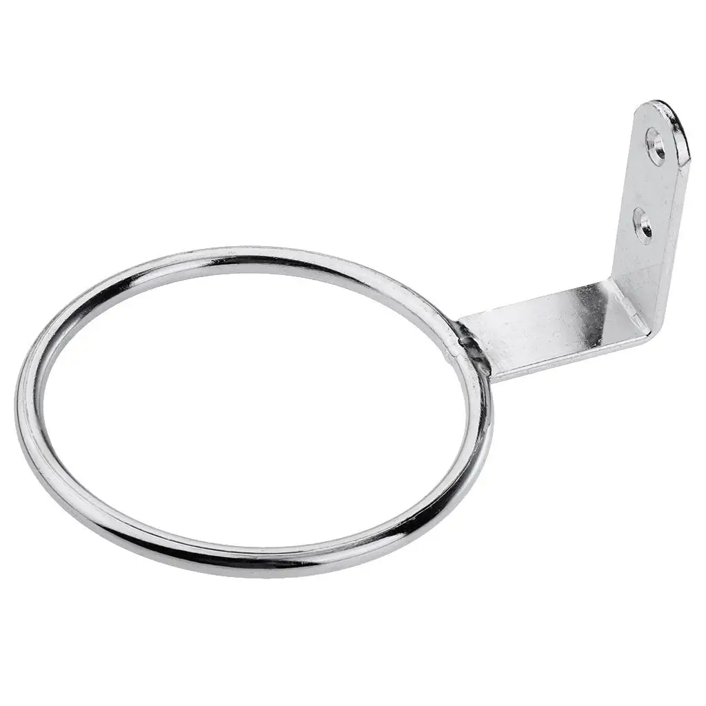 Hair Dryer Rack Holder Wall-Mounted Shelf Storage 304 Stainless Steel Chrome .