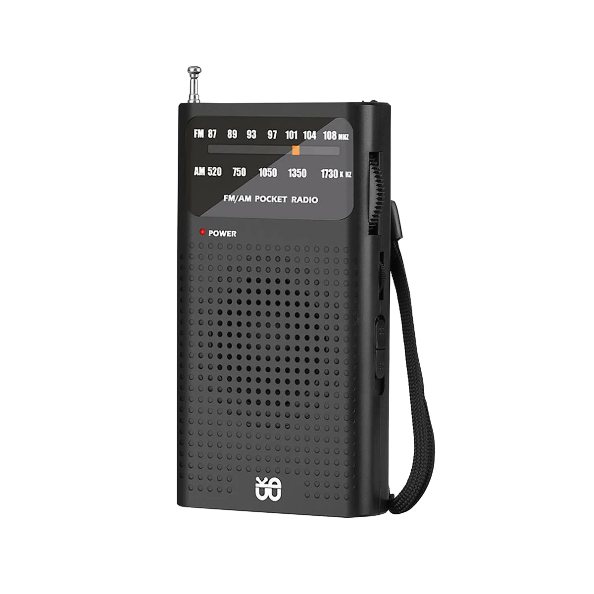 เครื่องรับวิทยุขนาดเล็กพกพา AM/FM ทุกวงสเตอริโอรับอากาศกระเป๋าสำหรับชายชราเดินปีนเขาตั้งแคมป์