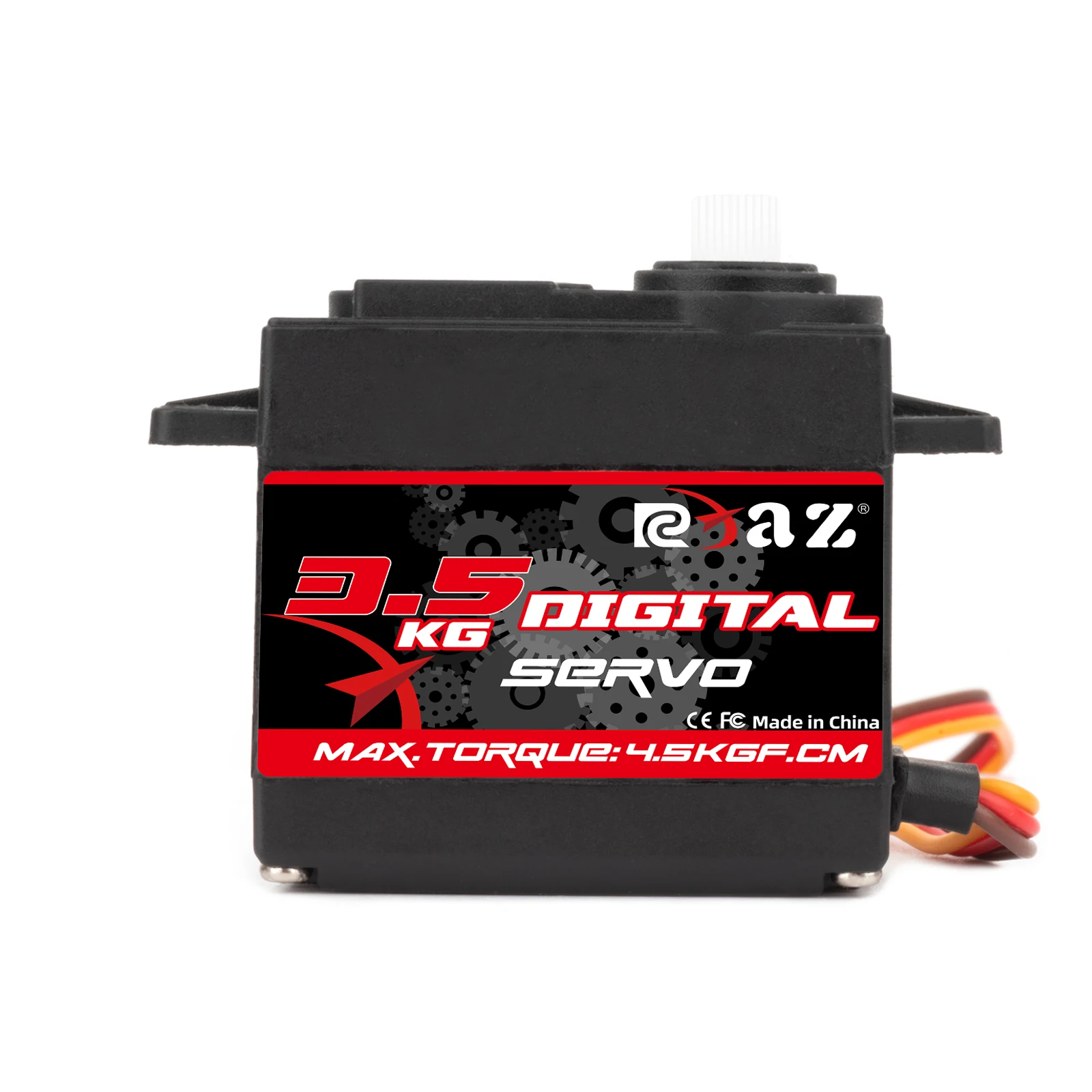 RC Servo 3.5KG Metal Gear Digital Servo Motor Steering Servo for 1/8 1/10 RC Car Short Range Truck Monster Robot Boat