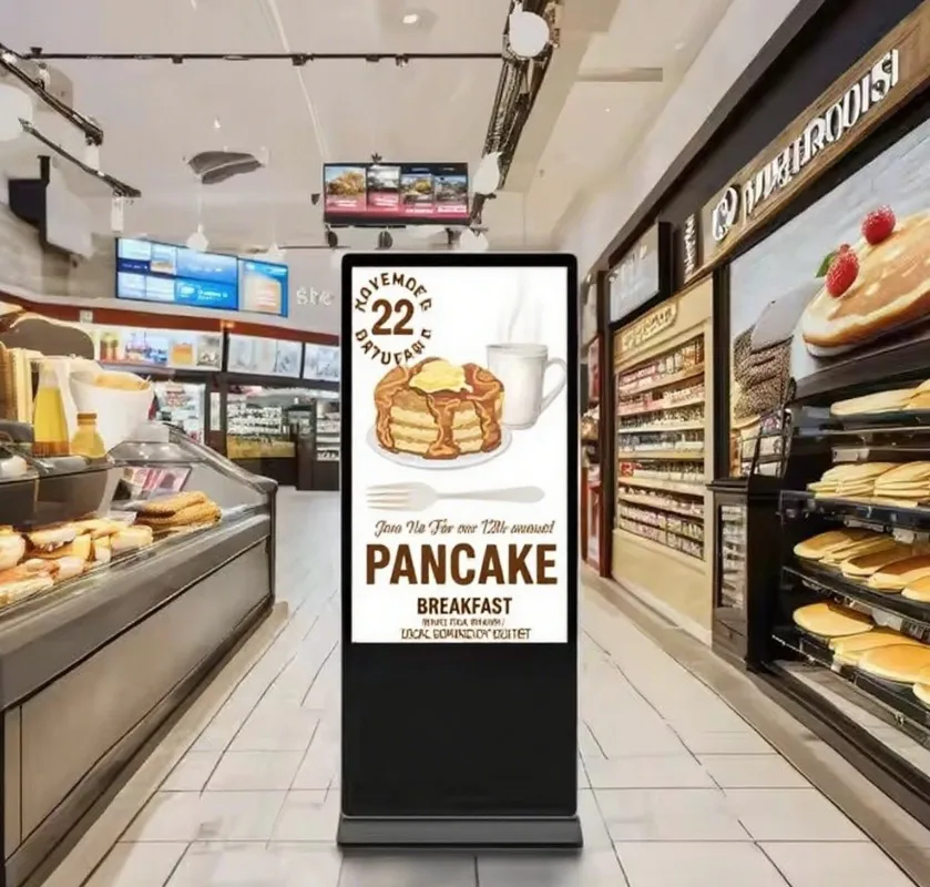 High Definition Indoor Vertical LED Display Screen Digital Stand Advertising Display with High Visibility LCD Technology