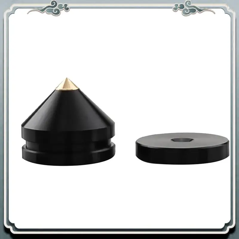 

Premium 24 Set Speaker Stand Feet Foot Pad Aluminium Alloy Metal Spikes Cone Floor Foot Nail Black