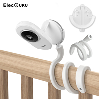 Flexible Twist Mount Bracket for VTech VM350/VM320 Baby Monitor Security Camera,Attaches to Crib Cot Shelves or Furniture