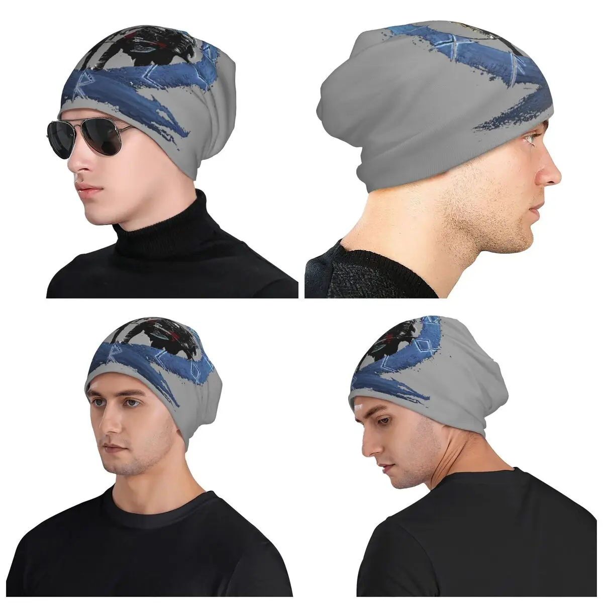 

Men God Of War Kratos Game Men Women Adult Beanies Caps Knitting Bonnet Hat Warm Hip Hop Autumn Winter Outdoor Skullies Hats