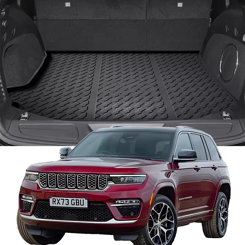 Upgrade TPE Car Rear Trunk Mats Storage Pads Cargo Tray Dustproof Waterproof Protecion Cushion For Jeep Grand Cherokee 2012-2024