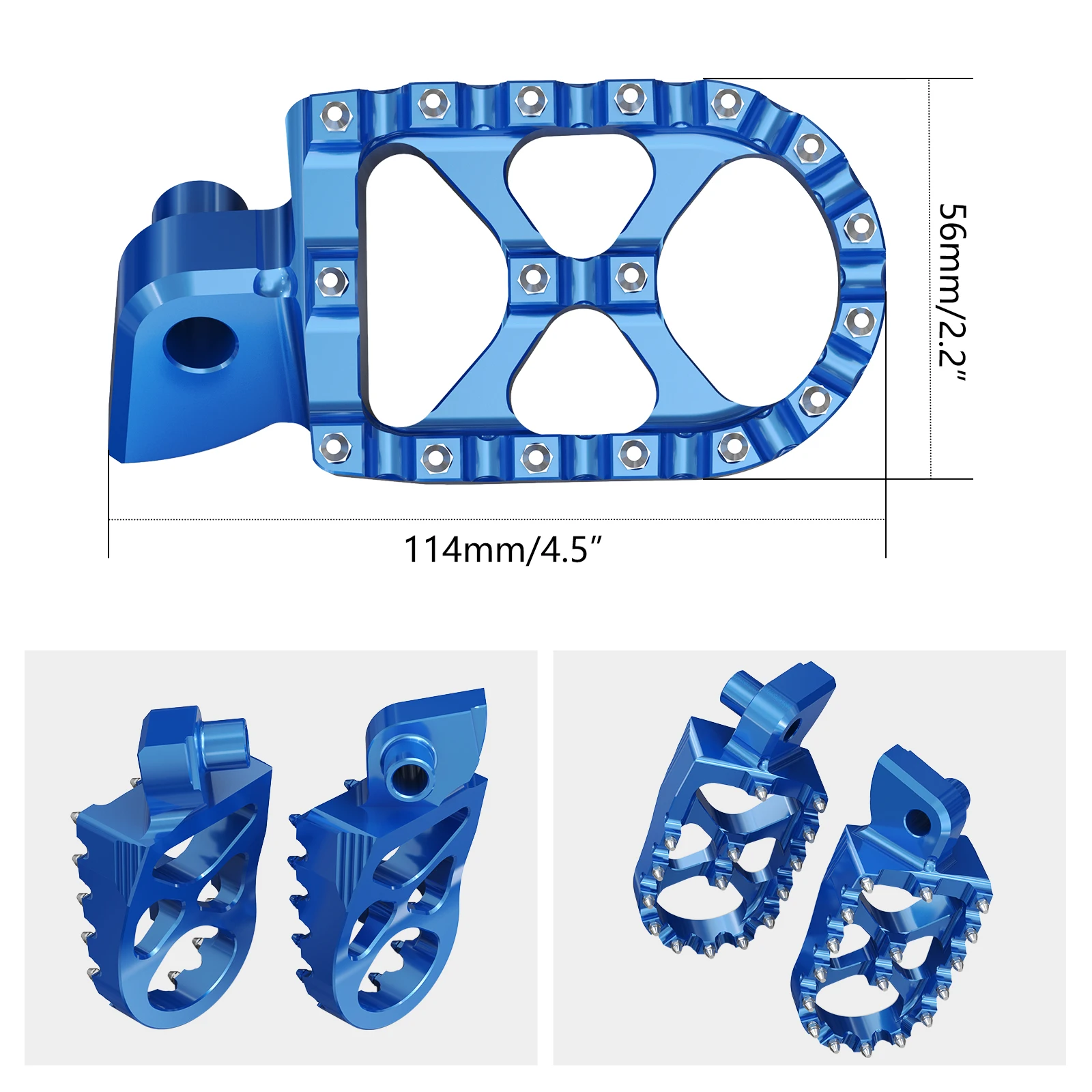 For Yamaha YZ125 YZ250 YZF450 YZ85 YZ250F YZ450F WR250F WR450F YZ250FX YZF 250 Motorcycle Footrest Foot Pegs YZ65 YZ 125X 250X