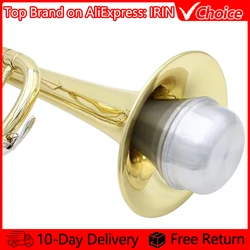 Weaker Beginners Practice Straight Body Mute Accessories Silver Portable Mute Aluminum Alloy Trumpet Silencer Trumpetuniversal
