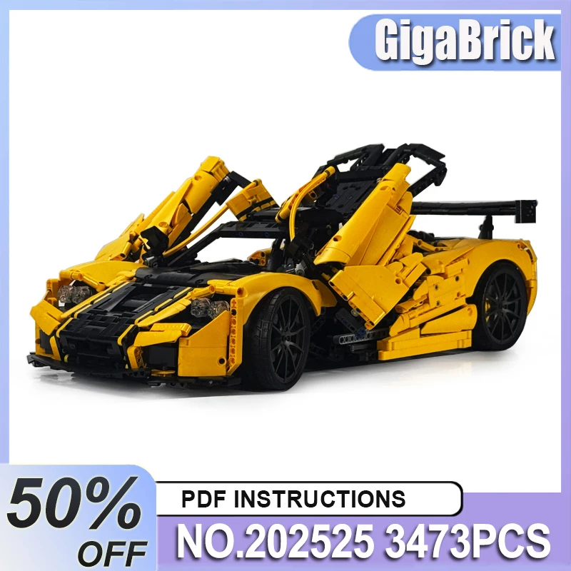 

Подробный стол MOC 202525, роскошный Speed Sprots Vechiel 42172, модель строительного блока, игрушка-головоломка «сделай сам», рождественские подарки для мальчиков