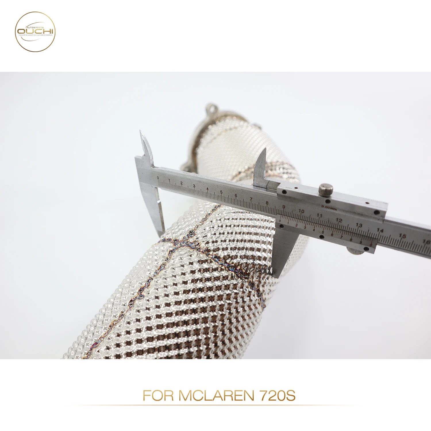 ouchi Factory direct sales Stainless steel downpipe for McLaren 720S Exhaust System Performance Quality certification