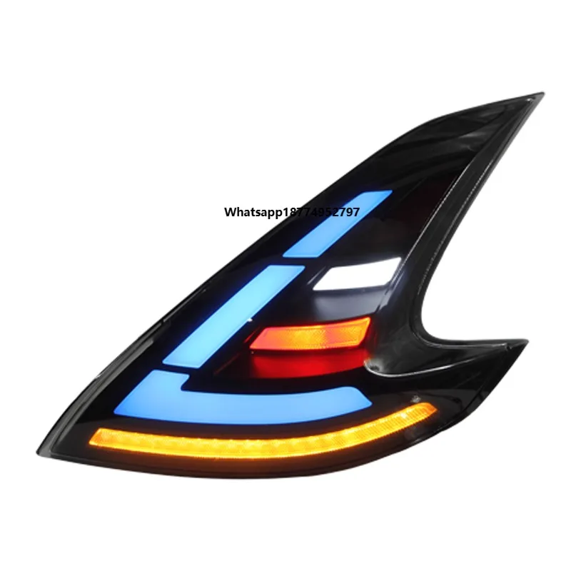 DK Motion for 370z RGB Taillights Z34 2013+UP Auto Lighting Systems Full Led Tail Lights Taillamp Car Accessories