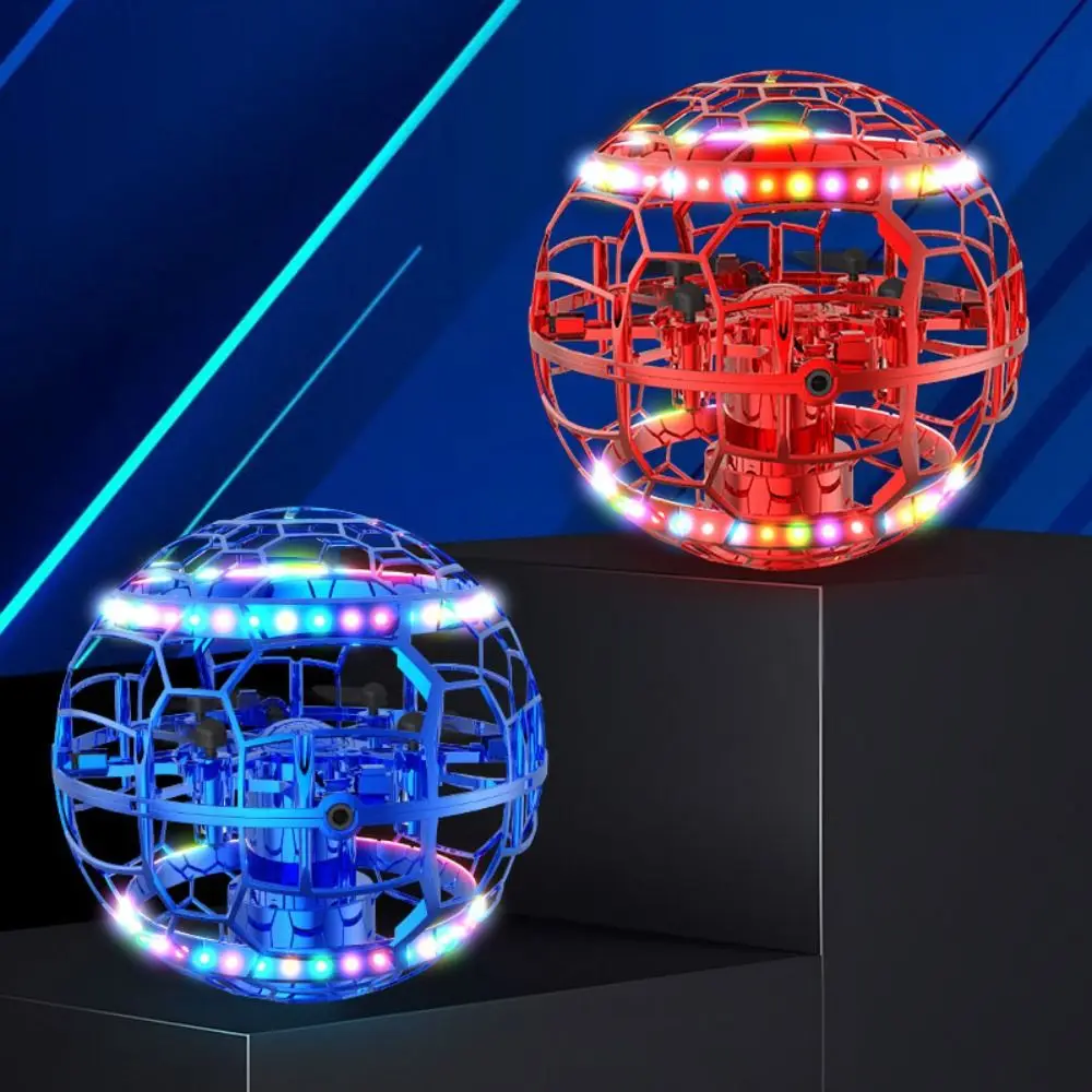 

Mini model LED Q8 RC Flying Ball Stunt Flying Drone Hovering Ball Toy 2.4G Portable Levitation Ball Toy Kids Birthday Gift
