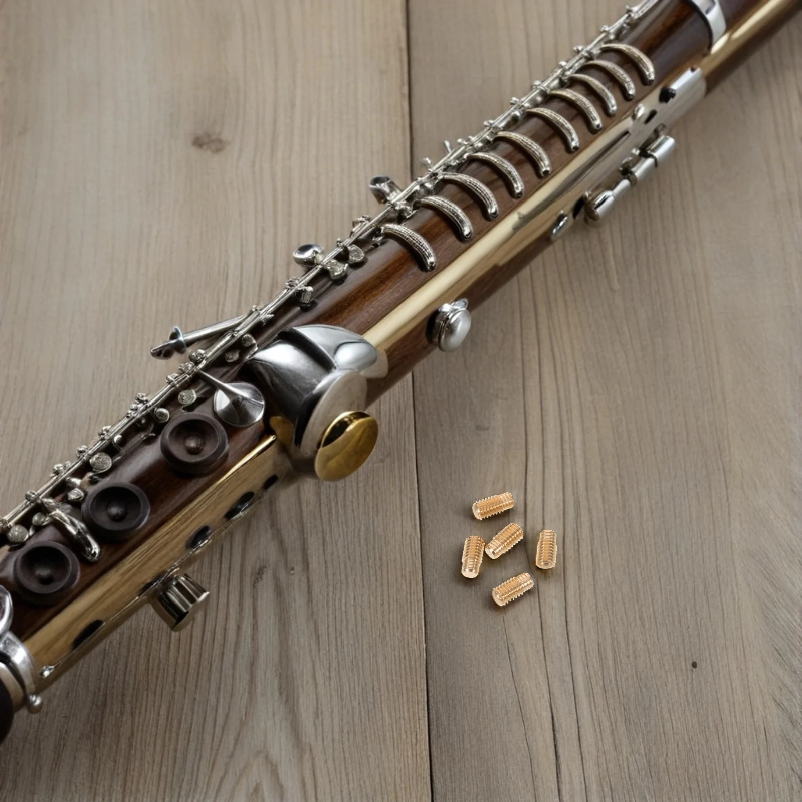 

5Pcs Saxophone Neck Screws Brass Material Repair Tool Replacement Parts for Alto Soprano Saxophone Maintenance