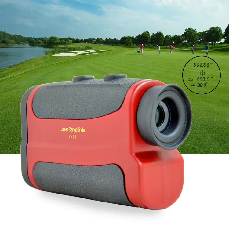 Range Finder OEM 1000m Flag Pole Locking Vibration Function Golf Rangefinder Touch Screen Digital Telescope Laser Rangefinder