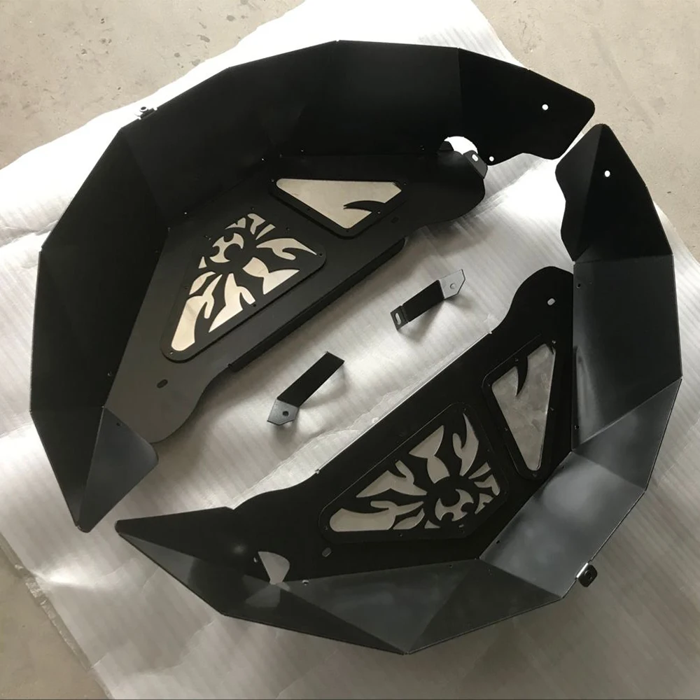 4PCS/SET Lantsun JL1159+JL1160 Front + Rear Inner Fender Liner for Jeep for Wrangler JL 2018+