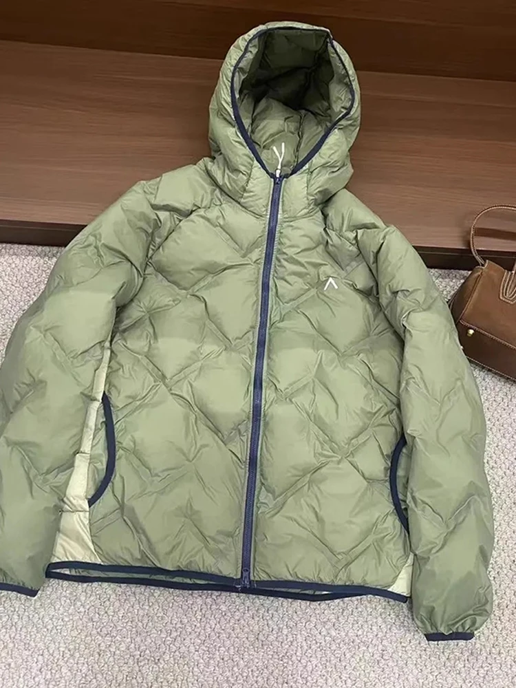 في الهواء الطلق خفيفة الوزن تنفس الرجال القطن Jaet مقنعين Thiened الخريف الشتاء الدافئة Fce اصطف يندبروف مقاومة للماء