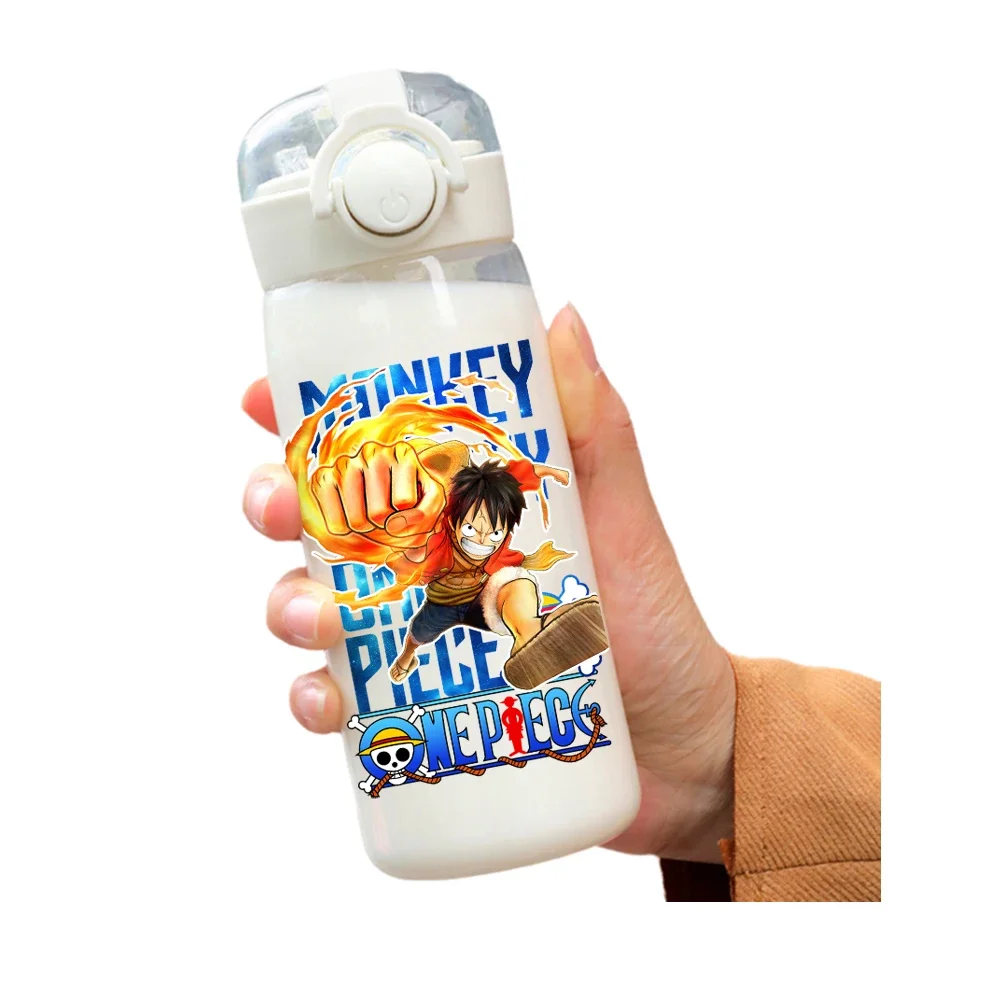 Anime One Piece Roronoa Zoro Monkey D. Luffy Tony Chopper Law FRANKY Jinbe Boa Hancock Nami ACE Straw Sports Water Cup Bottle