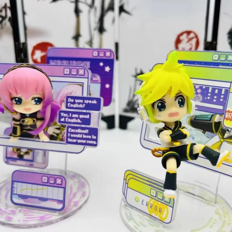 Anime Hatsune Miku Blind Box Window Mini Figure Series Kaito Meiko Figures Boxed Egg Trendy Model Tabletop Ornaments Dolls Toys