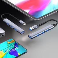 Multiport HUB, High-Speed 5Gbps USB 3.0 Hub, PC Accessory, 4-Port Type C Splitter with 4 USB 3.0/2.0 Ports