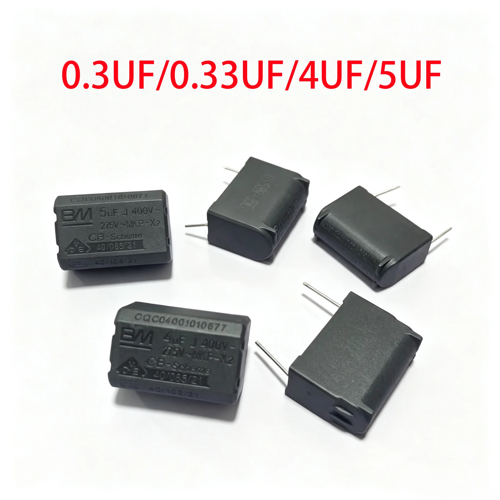 BM Induction Cooker Capacitor 0.3UF/0.33UF/4UF/5UF 275V-400V 1200V MKP-X2 Inverter Vertical Horizontal