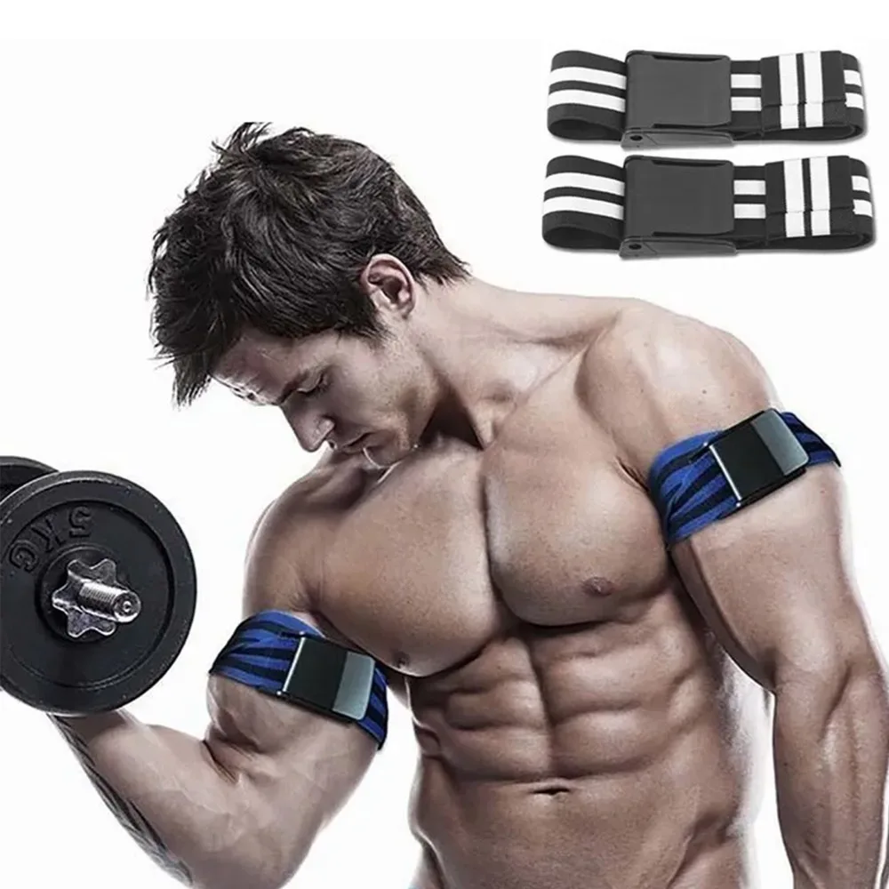 2pcs Adjustable Occlusion Training Bands Quick-Release Elastic Extra Wide Straps BFR Booty Bands Quality Fabric 3mm