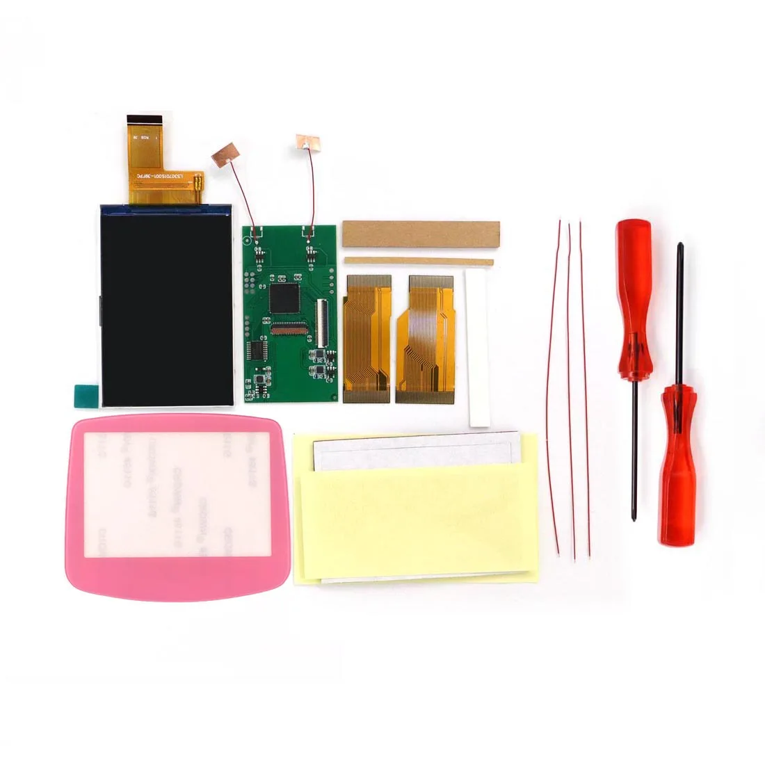 HISPEEDIDO 3.0'' Desaturation IPS LCD V5 Screen For GBA Cut-free shell High Brightness Kit Support Pixel Menu For Gameboy Advanc image 3