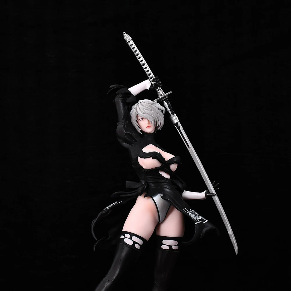Figurka Anime NieR No.2 Typ B Figurka Akcji PVC Model 2B 2Byorha Figurka 2Bautomata Figurka do Podglądu Ozdoby na Biurko Prezenty