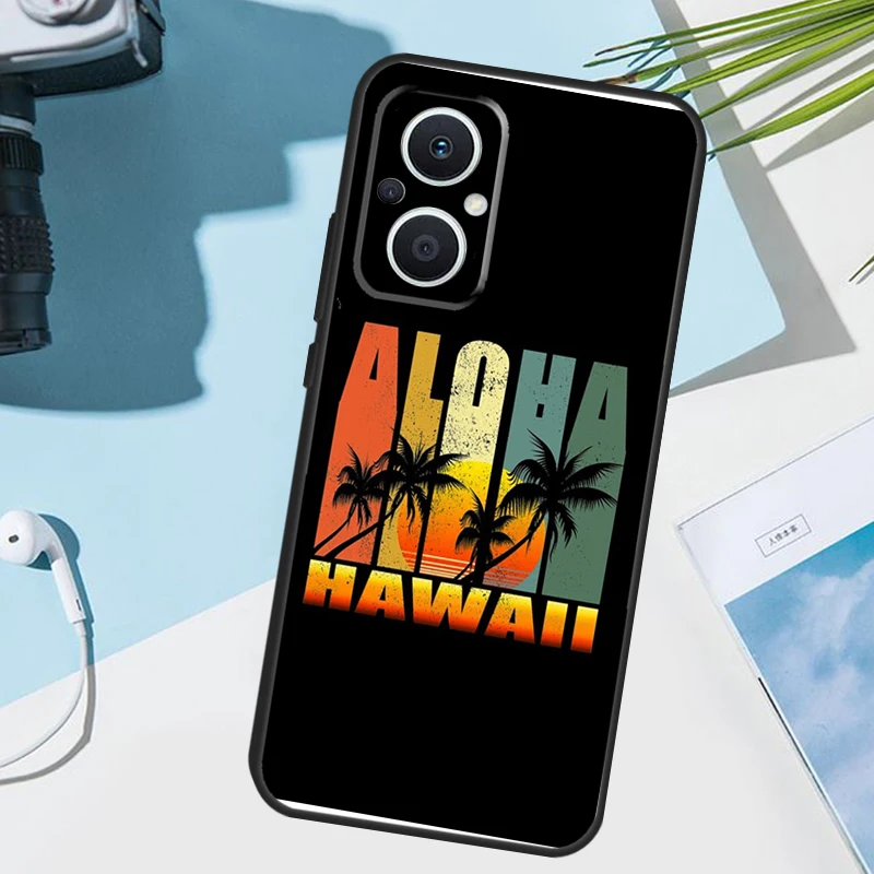 حافظة ألوها بيتش لايف هاواي لهاتف OPPO رينو 12F 12 13 11 F 8T 7 8 10 Pro OPPO Find X8 X6 Pro X3 X5 Lite غطاء هاتف #6