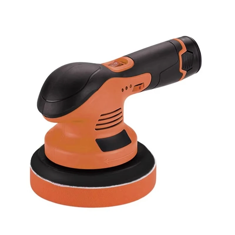 

12V 2.0Ah Lithium Battery DA Polisher 8mm Orbit 6'' Pad 6 Speed Cordless Car Buffer Polisher