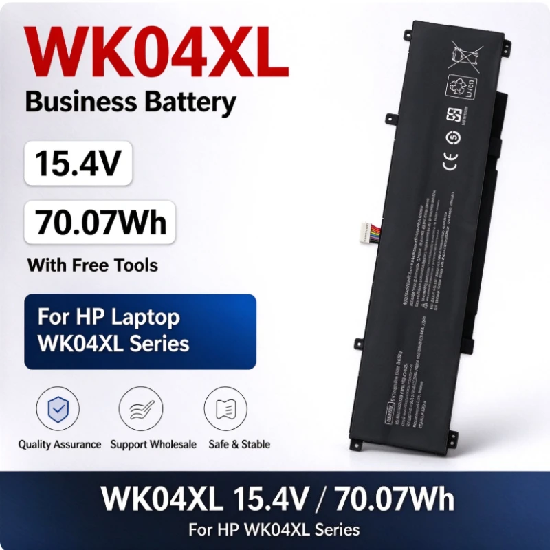 2026 New WK04XL 70.07Wh Battery for HP Victus 16-D 16-E M38822-171 M39179-005 M38822-AC1 HSTNN-IB9V HSTNN-OB2C TPN-Q265 Q266