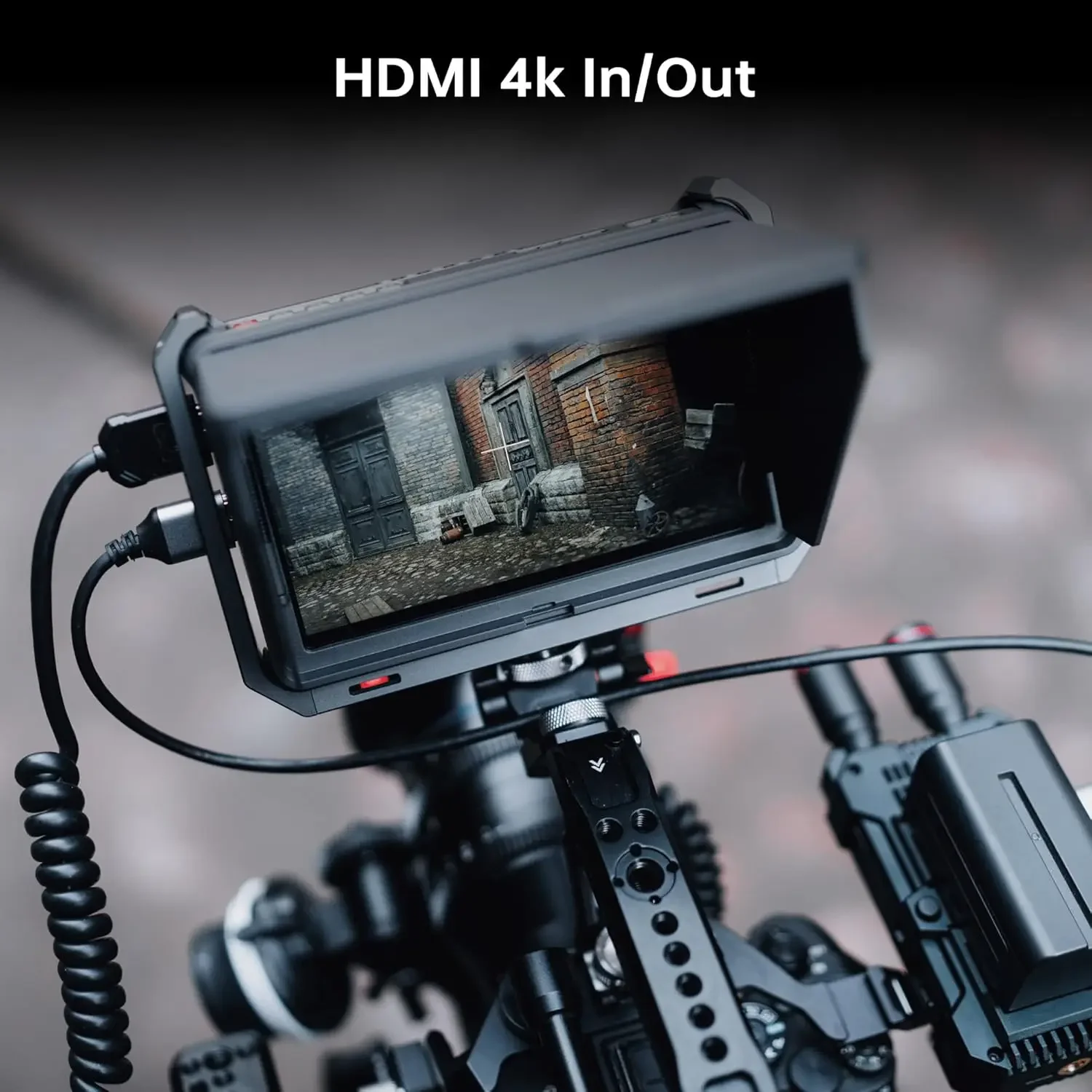 VILTROX DC-X2 6'' Full HD IPS Touchscreen   Kit 2000 Nits 4K HD  MI In/Out Video Field  Sunshade Hood 3D LUT