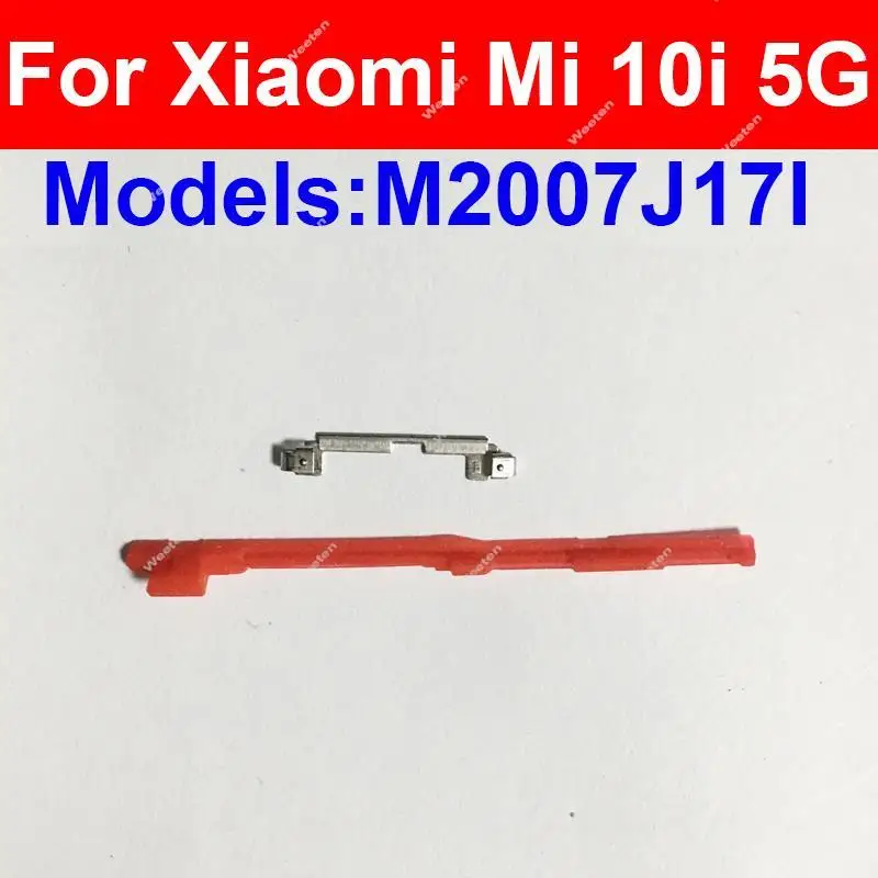 Power Volume Buckle Button Bracket For Xiaomi Mi 8 9 10 10T Lite Mi 10i 10 Pro Ultra 5G Mi CC9Pro Note10 Pro Side Key Outer Clip