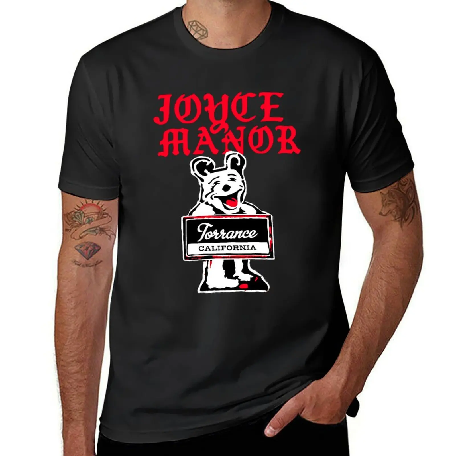 

Joyce Manor - Bear Apparel T-Shirt vintage cute tops heavyweights oversizeds men workout shirt