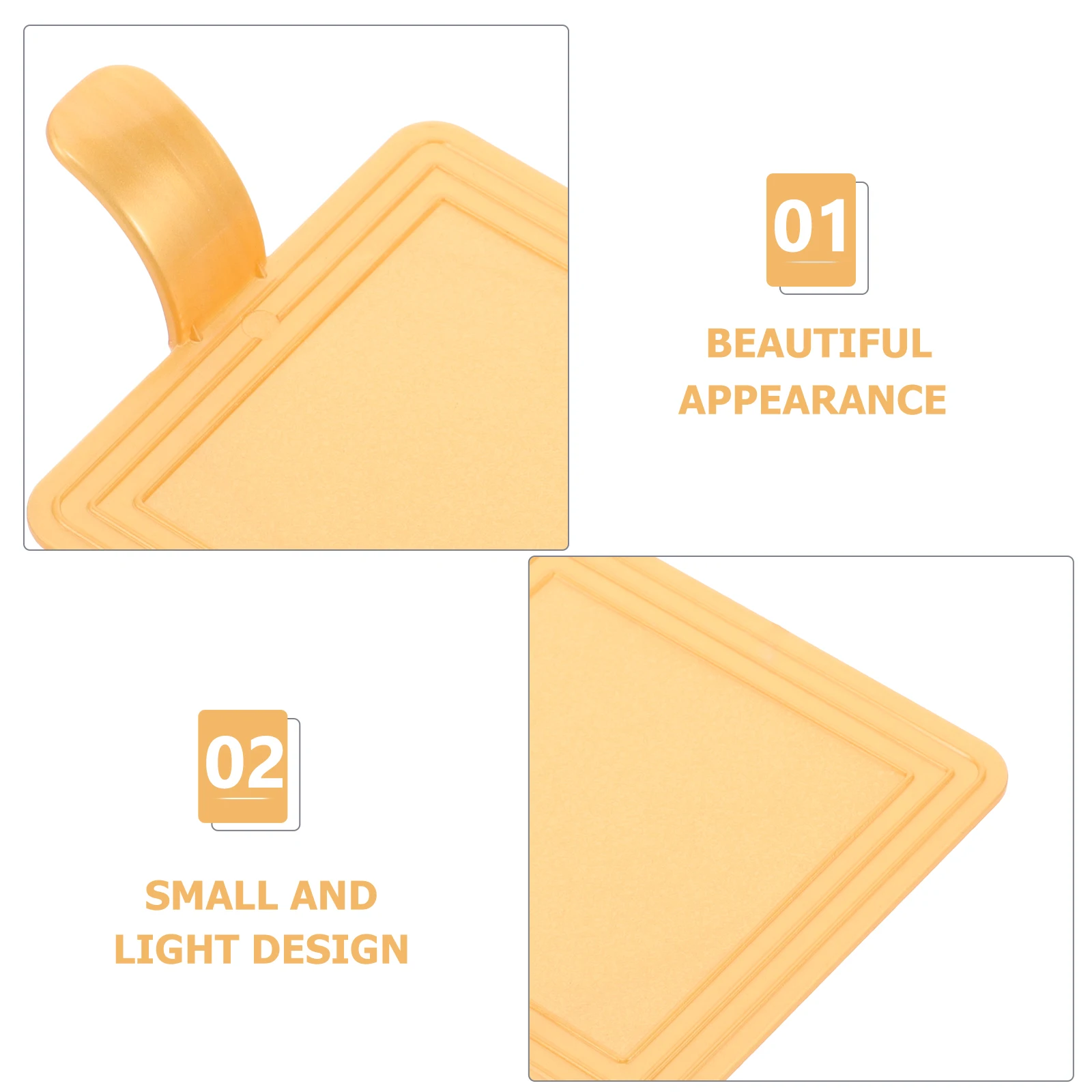 

100Pcs Plastic Dessert Boards With Handle Elegant Mousse Cake Serving Bases Suitable For All Occasions