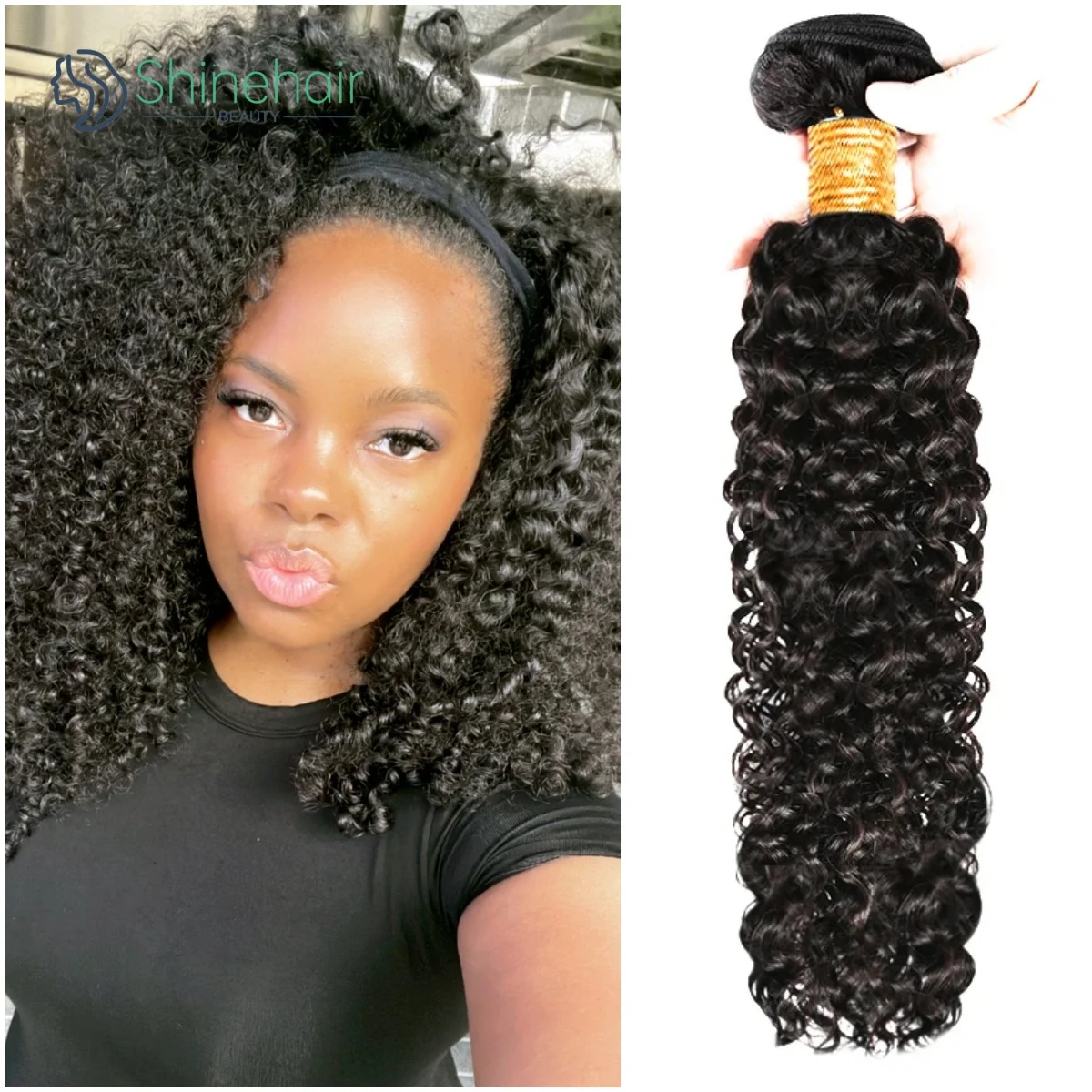 Kinky Curly Hair Bundles 100% Virgin Human Hair Extensions สําหรับผู้หญิงสีดํา 12A เวียดนามผมบราซิล Remy ผม 30 นิ้ว