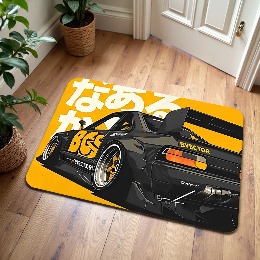 1 Cool Racing Pattern Design - Festive Atmosphere Embellishment | Durable Polyester Material, Multi-Size Optional, Suitable fo