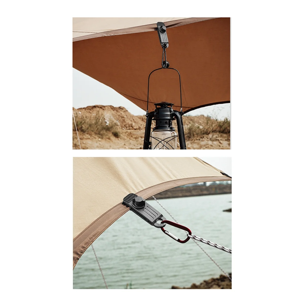 Tent Canopy Clip Outdoor Wind Rope Reusable Clamps Awning-Tarpaulin Buckle Camping Mountaineering Shelters Accessories