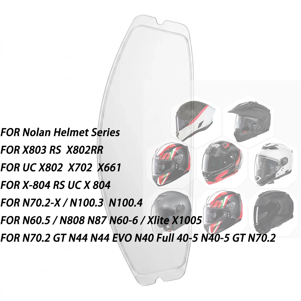 visor Anti Fog Film for Nolan X-lite X803 X804 RS X1005 N70-2 X N60-5 N100-5 N87 N70-2 GT N44 EVO Helmet visor Anti Fog Insert