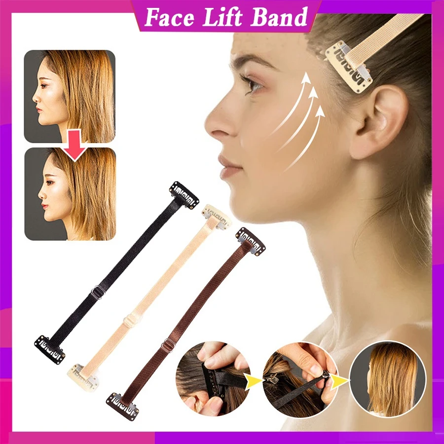 Face Slimming Band Face Lift Band Invisible Hairpin V Face Chin Cheek Lift Up Face Lifting Cheek Mask V Shape Bandage Belt Strap