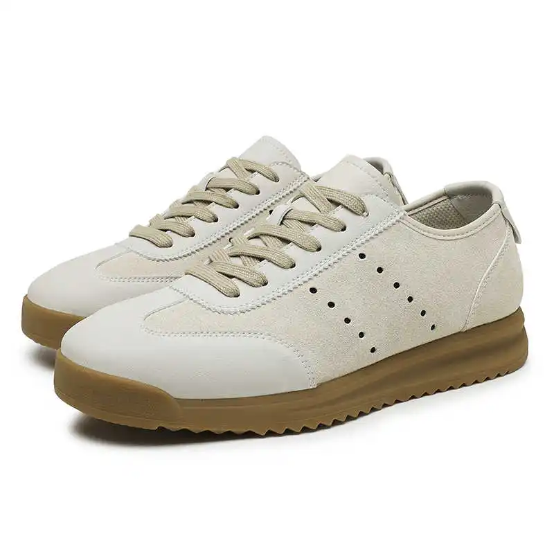 PU Leather With Lacing Men Designer Sneakers Luxury Casual Shoes Black Tennis Man Sport Wide Foot Wide Fit High Quality