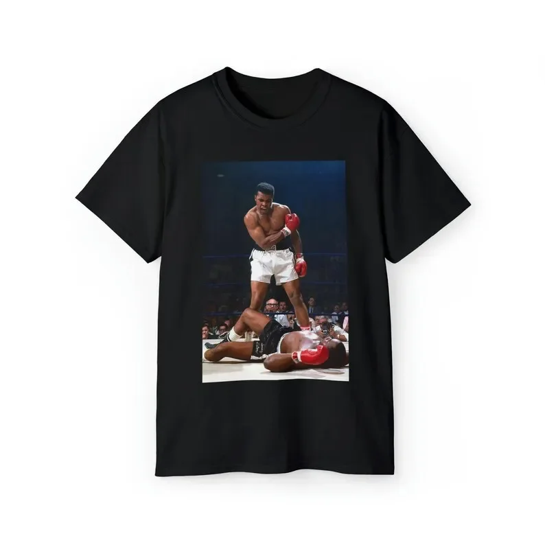 Mohammed Ali famous knockout tshirt for boxing fans