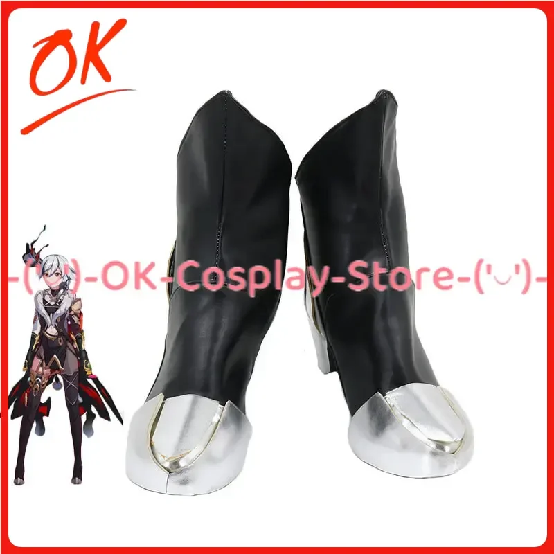 

[Индивидуальная] обувь для косплея Fu Hua, игра Honkai Impact 3, аниме, реквизит для ролевых игр, Хэллоуин, карнавал, вечерние ботинки из искусственной кожи