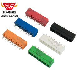 50Pcs KF2EDGV 3.81 2P ~ 12P PCB PLUG-IN TEMINAL BLOCKS 15EDGVC 3.81mm 2PIN ~ 12PIN MC 1,5/ 2-G-3,81 Orange Blue  Black White Red