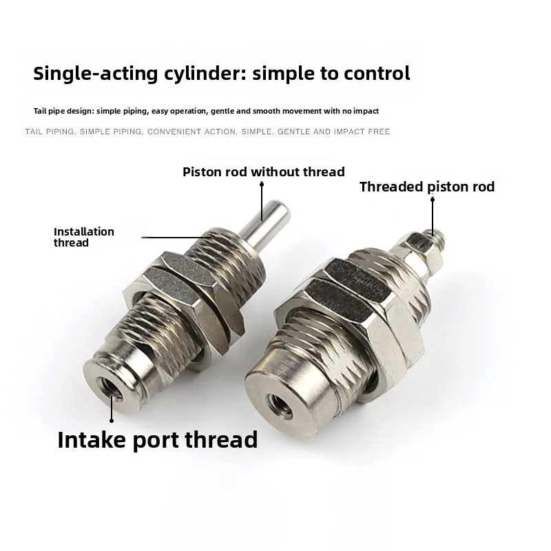 CJPB CJPB6-5 CJPB10-10 CJPB15-10 CJPB15-10 CJPB15-10 Single Acting Spring Pin Micro Needle Air Cylinder
